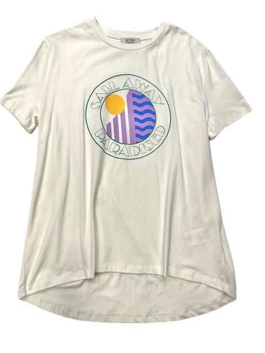 Damen T-Shirt Weiß