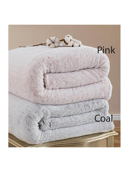 Palamaiki Sepia Fleece Blanket Double 220x240cm Coal