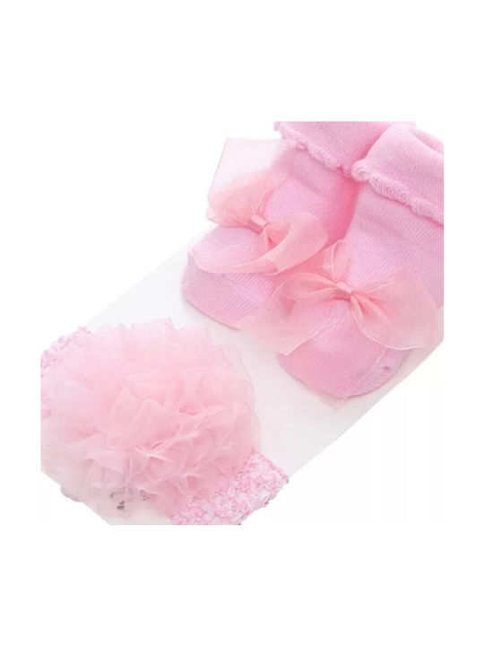 TakTakBaby Set Mit Kinder Haarband In Rosa Farbe TakTakBaby Set Mit Kinder Haarband In Rosa Farbe