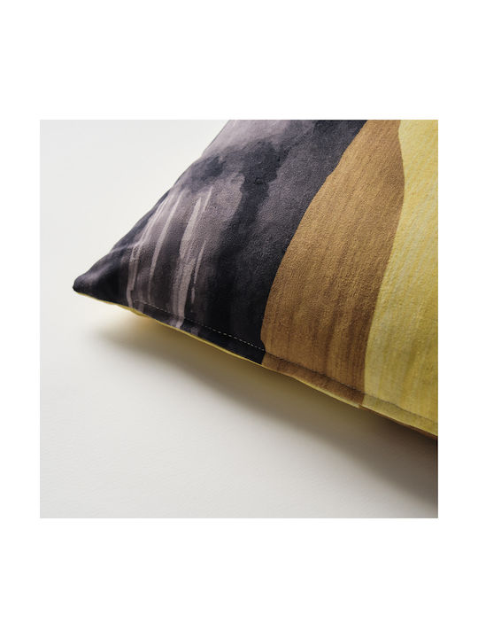 Gofis Home Decorative Pillow Case Amber 917 from Velvet Yellow 30x45cm.