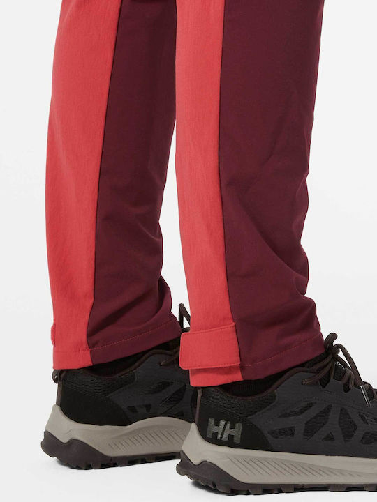 Helly Hansen Tur Femei Lung Pantaloni de drumeție Roșu