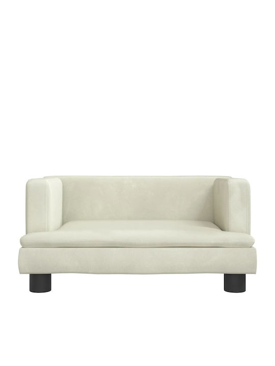 vidaXL Sofa Hundebett Beige 60x40cm.
