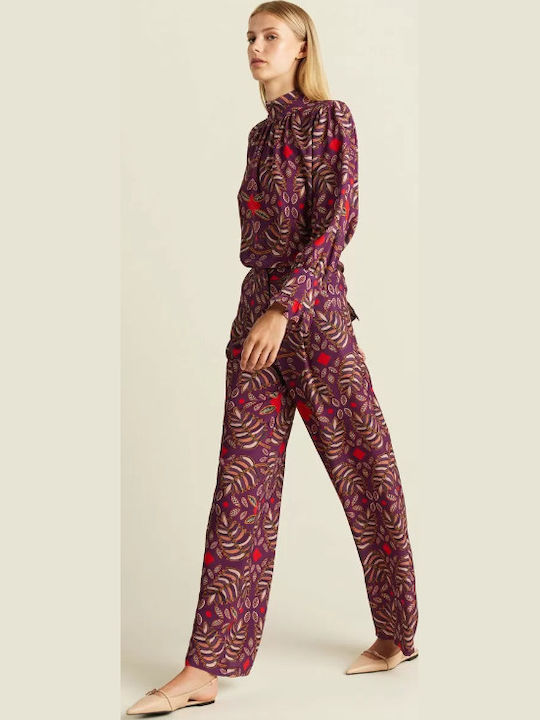 Damen Stoff Hose mit Gummizug