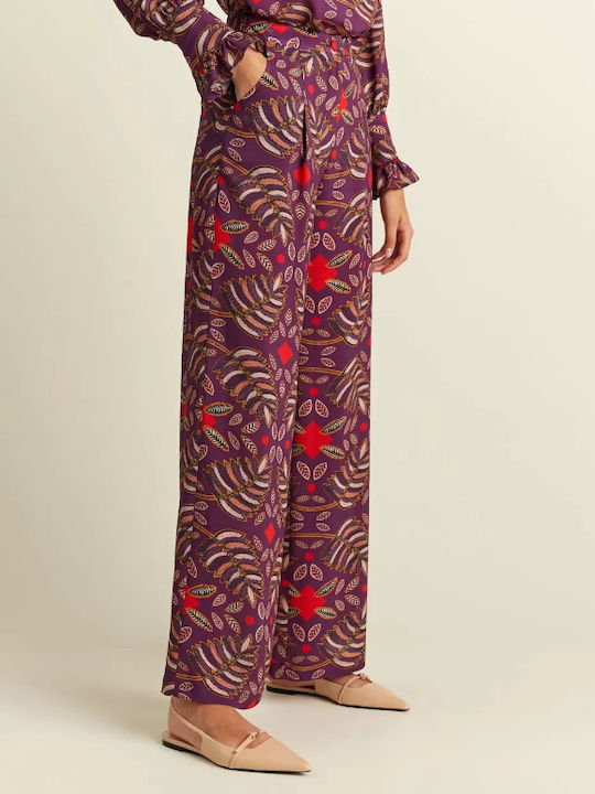 Damen Stoff Hose mit Gummizug