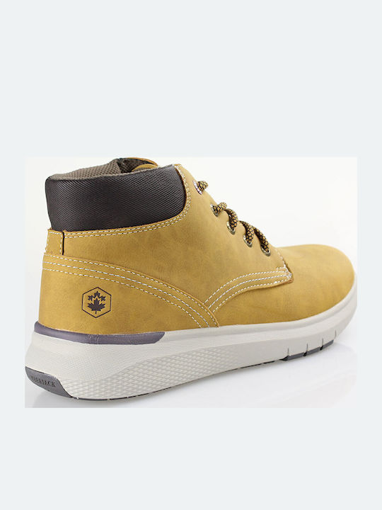 Lumberjack Neil Μποτάκια Casual Κίτρινα SMD6701-002S03M0001