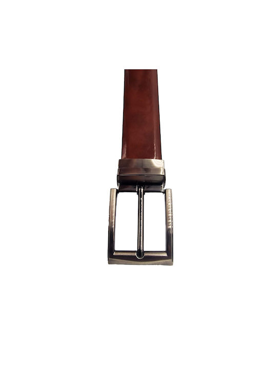 ByLeather Men's Leather Belt Brown