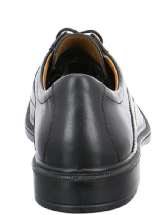 Leder Herren Freizeitschuhe Anatomisch Schwarz