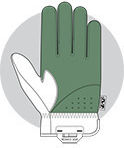 Mechanix Wear Military Gloves in Khaki Color