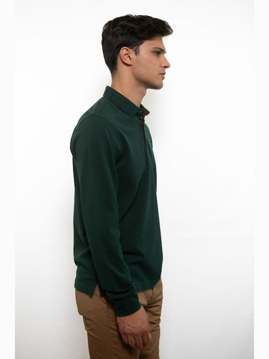 Side Effect Men's Long Sleeve Blouse Green