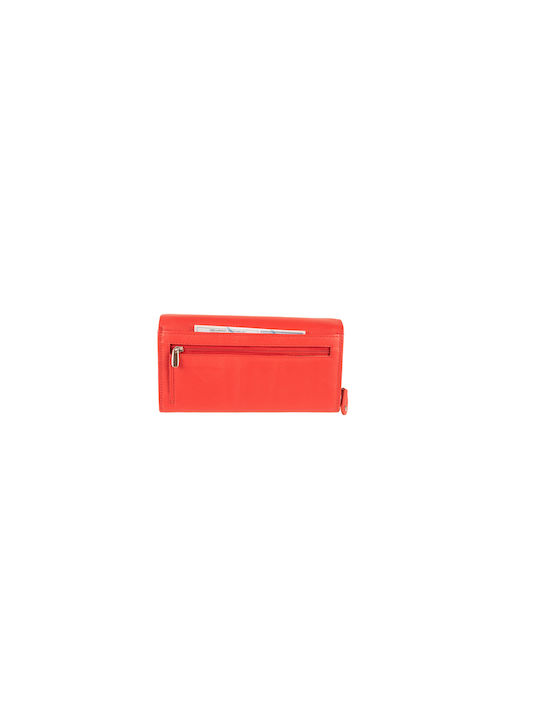 Fetiche Leather Large Leather Women's Wallet Red