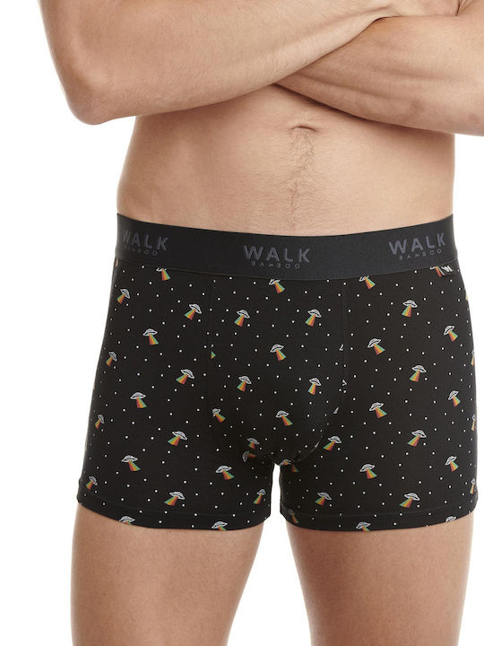 Walk Bamboo Men's Boxer Multicolour with Patterns