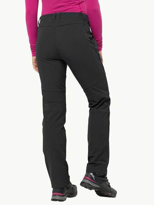 Jack Wolfskin Women's Hiking Long Trousers Black