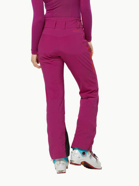 Jack Wolfskin Femei Lung Pantaloni de drumeție Roz