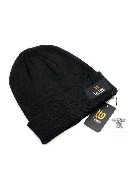 Beanie Beanie Knitted in Black color