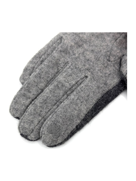 Gray Wolle Handschuhe Berührung