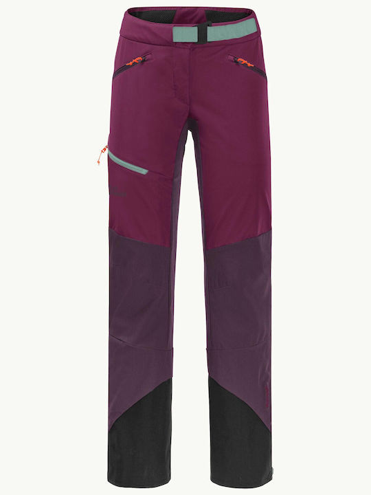 Jack Wolfskin Women's Hiking Long Trousers Purple
