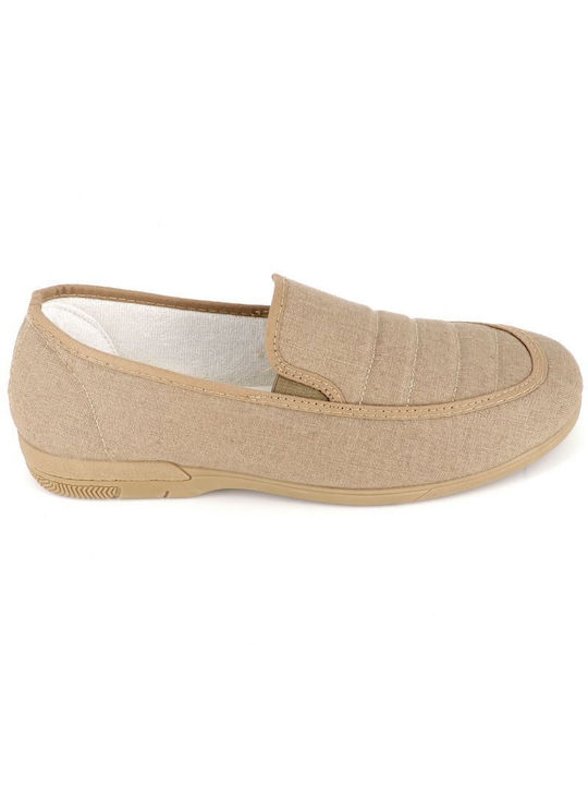 B-Soft Men's Moccasins Beige