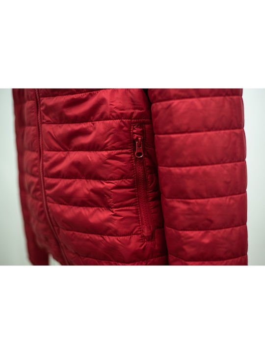 Diadora Herren Winter Jacke Lässig Rot