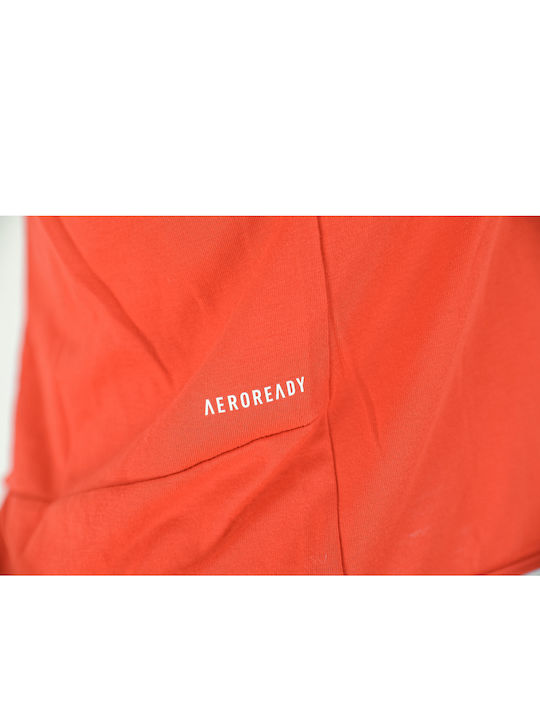 adidas adidas Knotted H33699 Damen Tennisbekleidung Rote Bluse