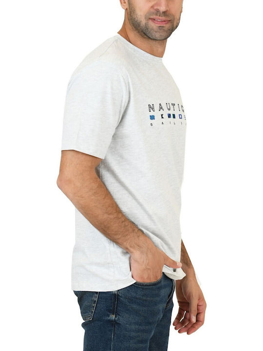 Nautica Herren T-Shirt Kurzarm Gray