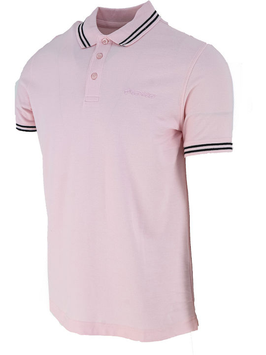 Lotto Herren Kurzarmshirt Polo Rosa