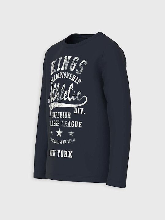 Name It Kids Blouse Long Sleeve Navy Blue