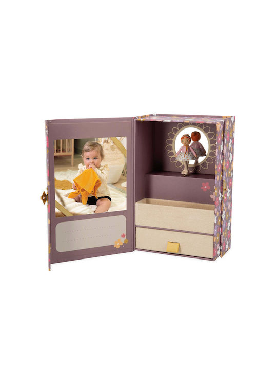 Kaloo Paper Storage Box with Lid Purple 8.9x18.5x18cm 1pcs