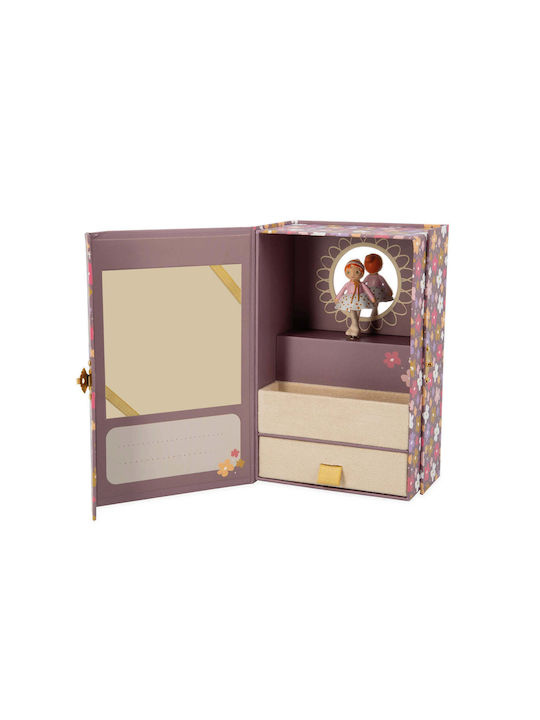 Kaloo Paper Storage Box with Lid Purple 8.9x18.5x18cm 1pcs