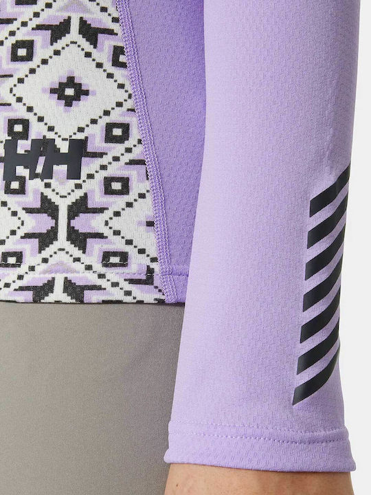 Helly Hansen Lifa Женска термо дълги ръкавици Лилав