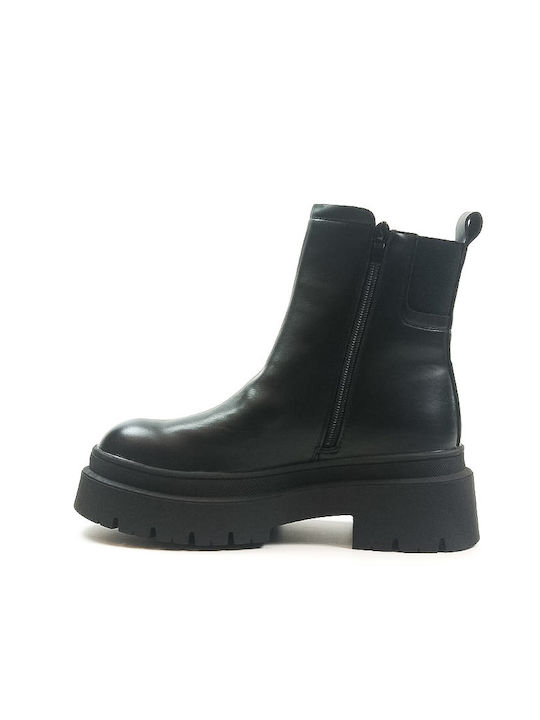 Alta Moda Damen Chelsea Stiefeletten Schwarz