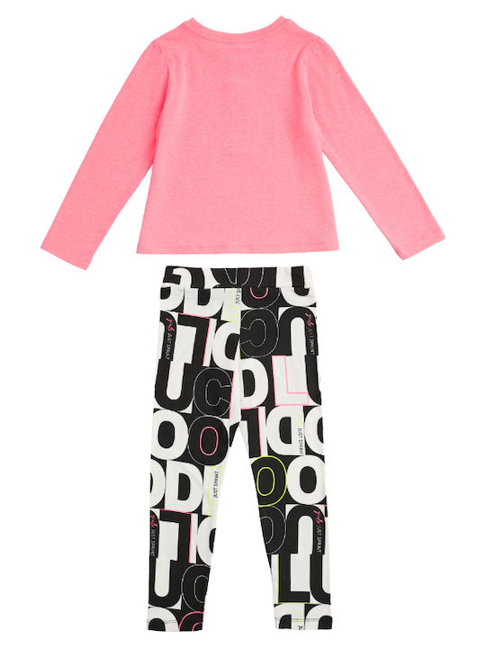 Sprint Kinder Set mit Leggings Winter 2Stück Rosa