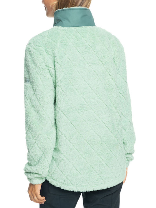 Roxy Alabama Winter Women's Fleece Blouse Long Sleeve Green