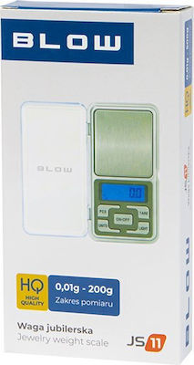 Blow JS11 Electronic Precision Commercial Scale with Maximum Weight Capacity of 0.2kg and 0.01gr Division