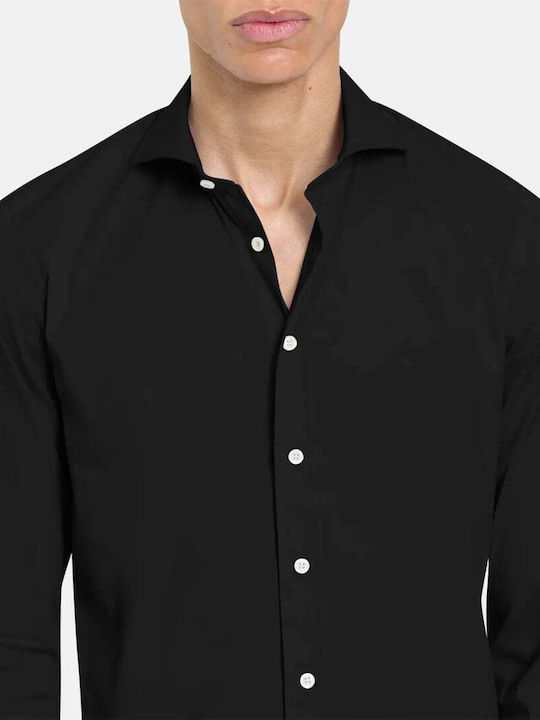 Baldessarini Men's Shirt Long Sleeve Black