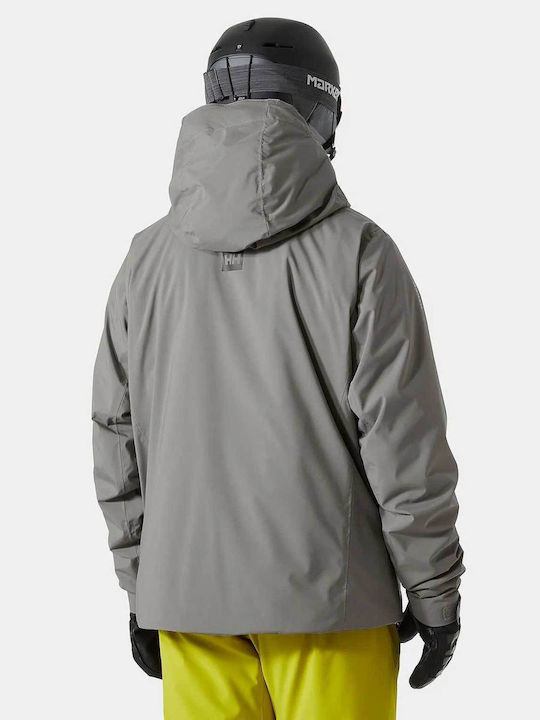 Helly Hansen 65930-876 Ανδρικό Μπουφάν για Σκι & Snowboard Γκρι