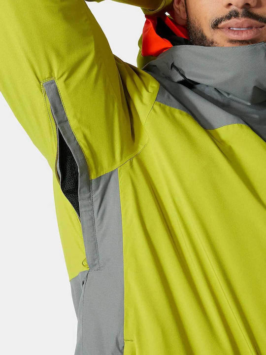 Helly Hansen 65915-452 Ανδρικό Μπουφάν για Σκι & Snowboard Πράσινο