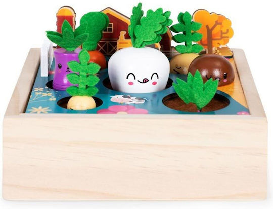 Ecotoys Λαχανόκηπος Τελάρο Με 7 Λαχανικά από Ξύλο για 3+ Ετών