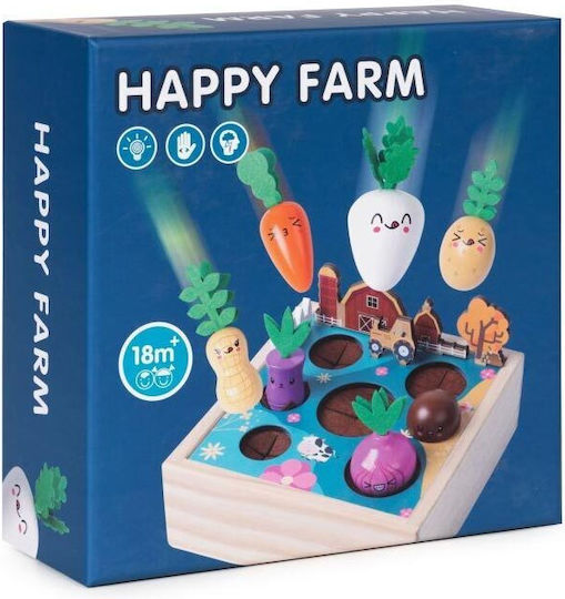 Ecotoys Λαχανόκηπος Τελάρο Με 7 Λαχανικά από Ξύλο για 3+ Ετών