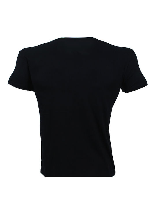 H&S Men's Short Sleeve T-shirt Black