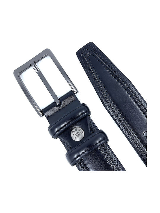 Herren Gürtel Leder Schwarz
