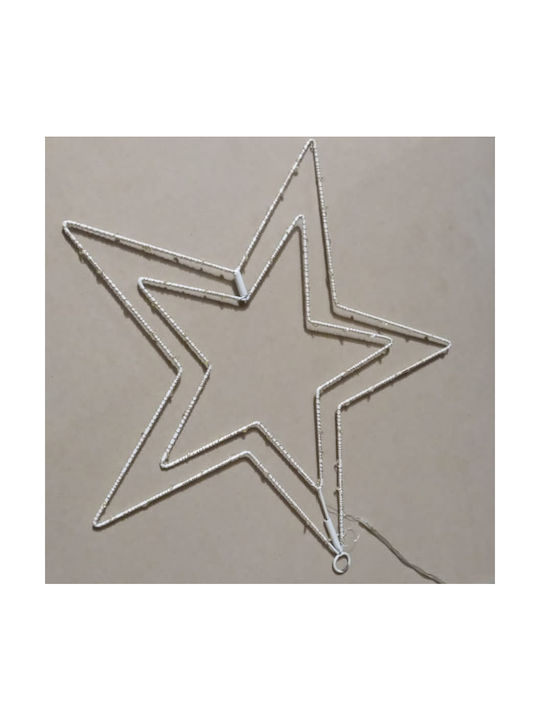 TnS Christmas Decorative Pendant Star Illuminated Plastic Warm White
