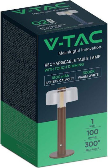 V-TAC Διακοσμητικό Φωτιστικό LED Θερμό Λευκό 3000K 30εκ.