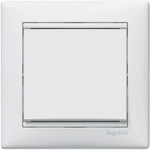Legrand Valena 06 Χωνευτός Διακόπτης Τοίχου Μονός χωρίς Πλαίσιο Aller Retour Ivory
