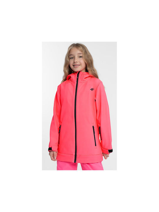 4F Kinderjacke mit Kapuze Rosa