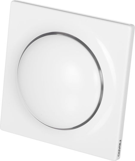 Fibaro Стенен Еднопосочен Стенен Прекъсвач с Бял Рамка