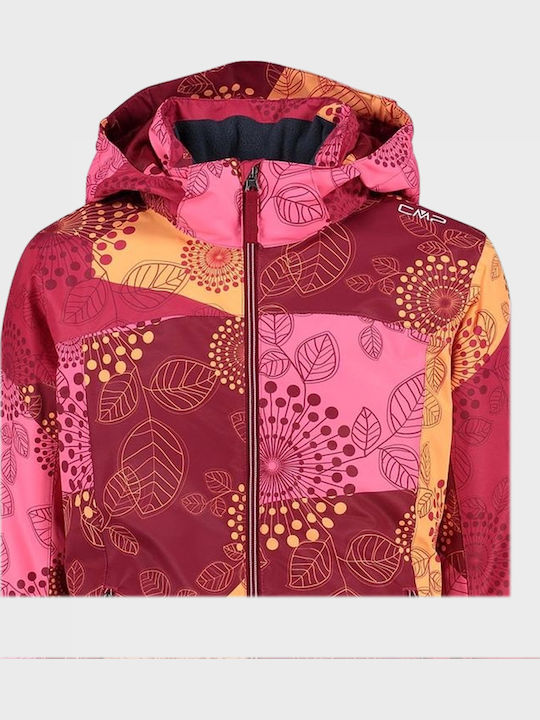 Kids' Sports Jacket Windproof with Hood Pink