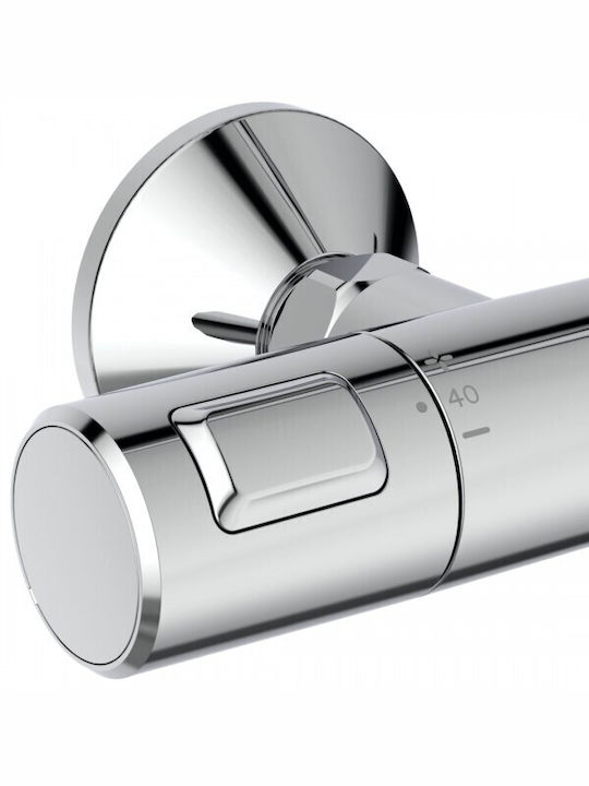 Ideal Standard Ceratherm T25 Στήλη Ντουζ με Μπαταρία Ροζ