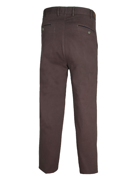 Stefansxxl Herrenhose Chino Braun