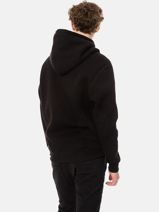 Sweatshirt Für Herren Mit Kapuze Schwarz