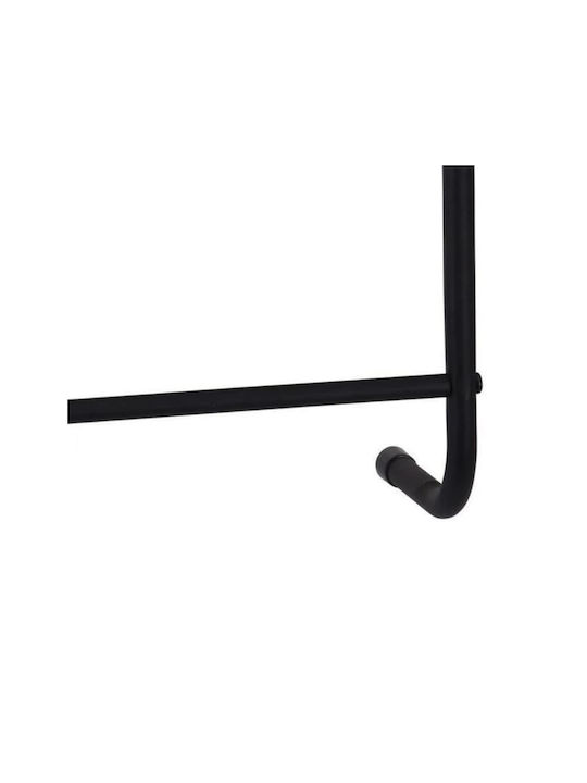 vidaXL Freistehender Kleiderständer Badezimmer Einzeln ​73x73cm Schwarz